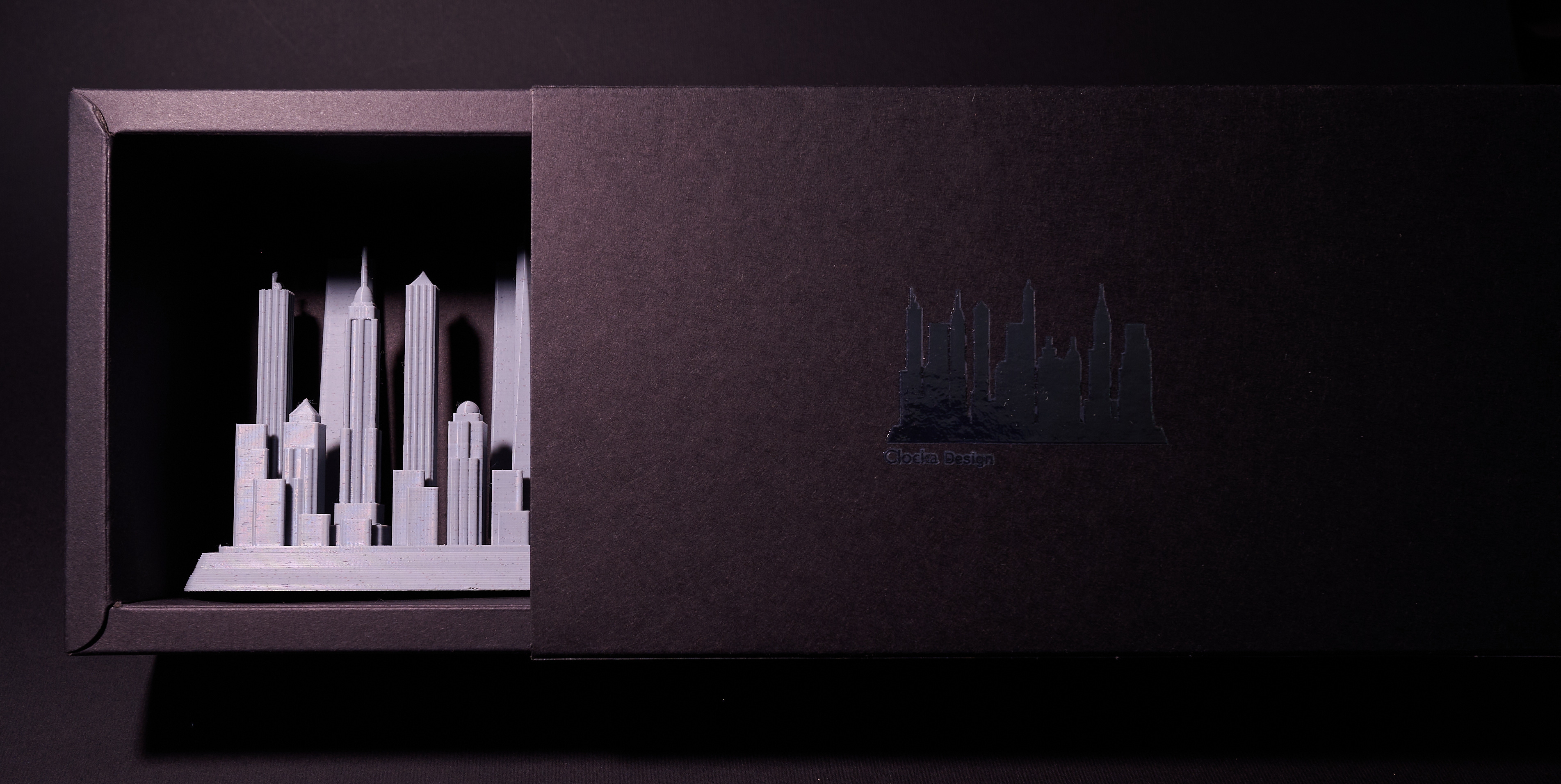 Packaging for New York-style skylines, detail 3